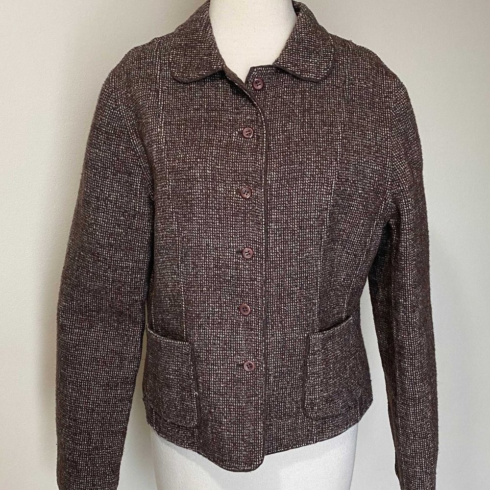 Pendleton Tweed Jacket Brown (Reversible) - Size … - image 1